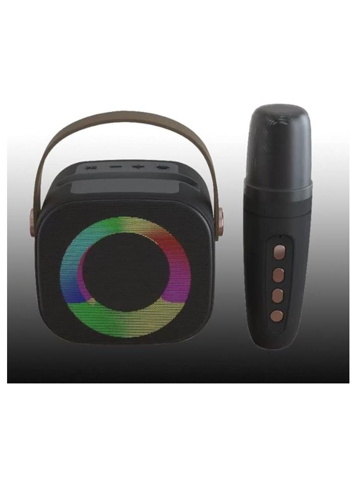 Portable Bluetooth Karaoke Sound with Microphone Split Audio Microphone Children Small Family KTV Set - Image 3