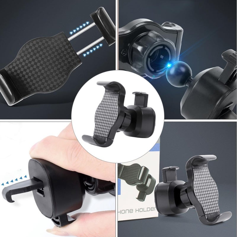 Universal Car Vent Phone Holder Mount Bracket Stand For Smartphones Black - Image 5