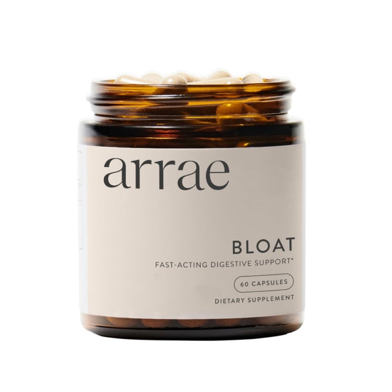 Arrae FastActing Bloating Relief Digestive Enzymes All Natural Bloat Gas Indigestion Relief Capsules 60 Count