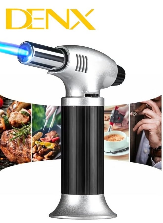 Denx Charcoal Starter Torch Lighter Black/Silver  - Image 2