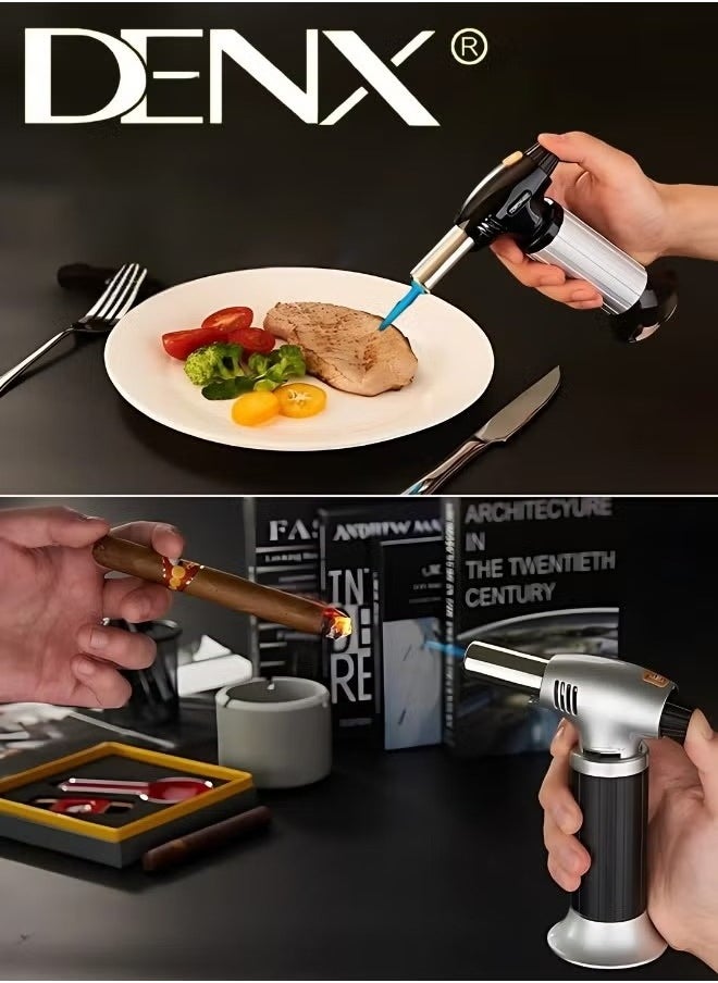 Denx Charcoal Starter Torch Lighter Black/Silver  - Image 5