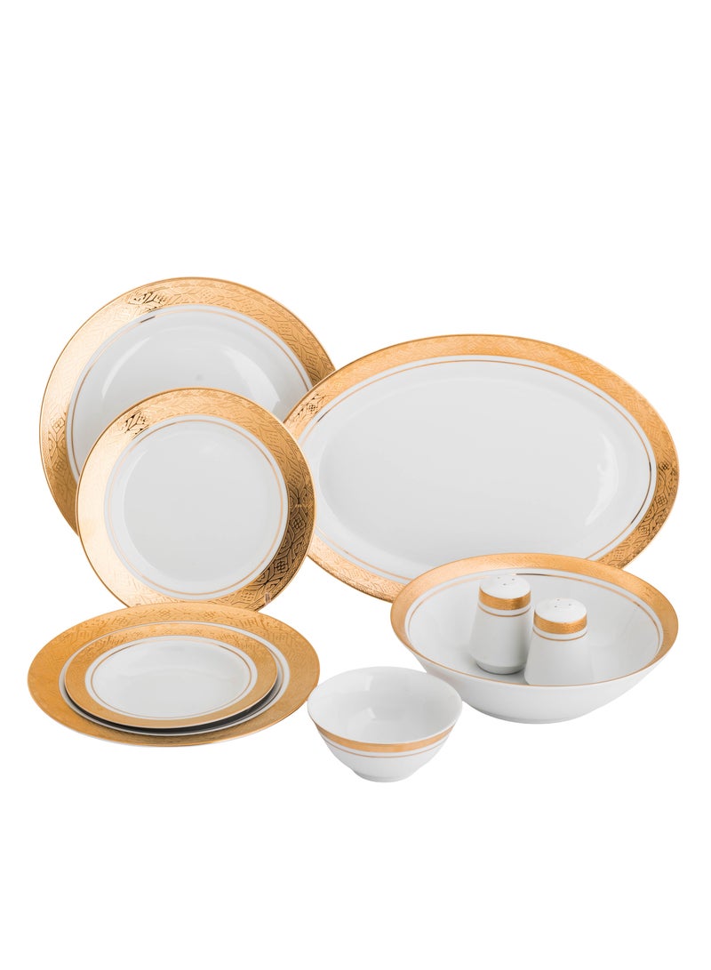 كازا روزا طقم عشاء من البورسلين 32 قطعة لـ 6 أشخاص - Image 1