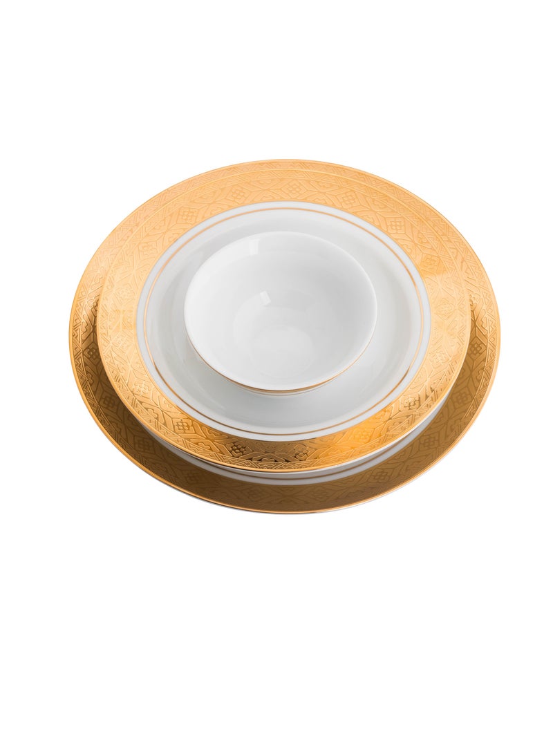 كازا روزا طقم عشاء من البورسلين 32 قطعة لـ 6 أشخاص - Image 3