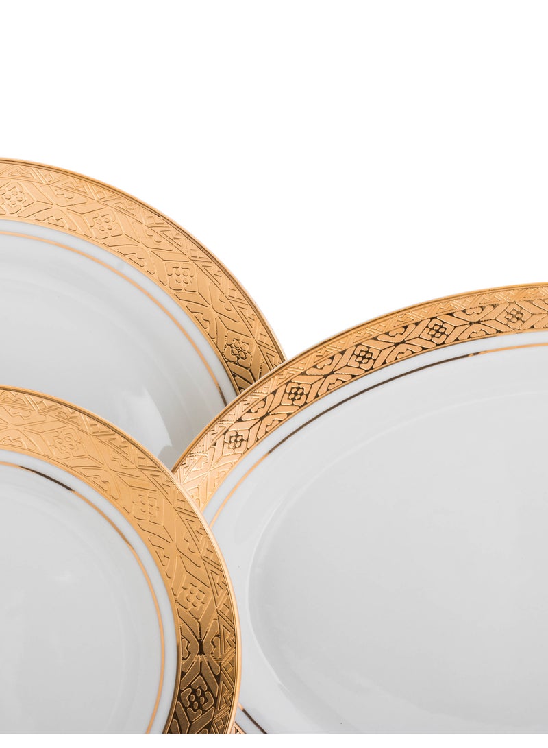 كازا روزا طقم عشاء من البورسلين 32 قطعة لـ 6 أشخاص - Image 2