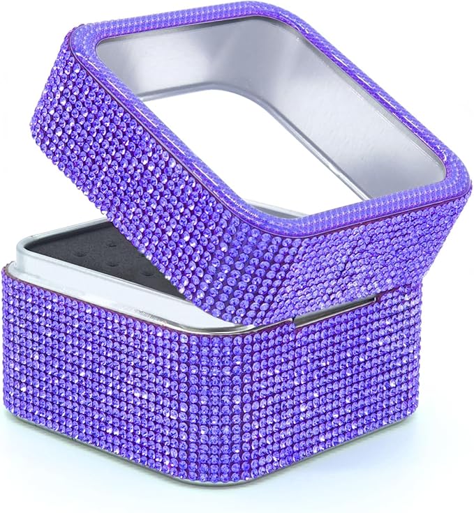 Ankey Nail Drill Bits Holder Case 25 Holes Dustproof Rhinestone Nail Bits Box Efile Displayer Organizer Container for Manicure Tools - Image 3