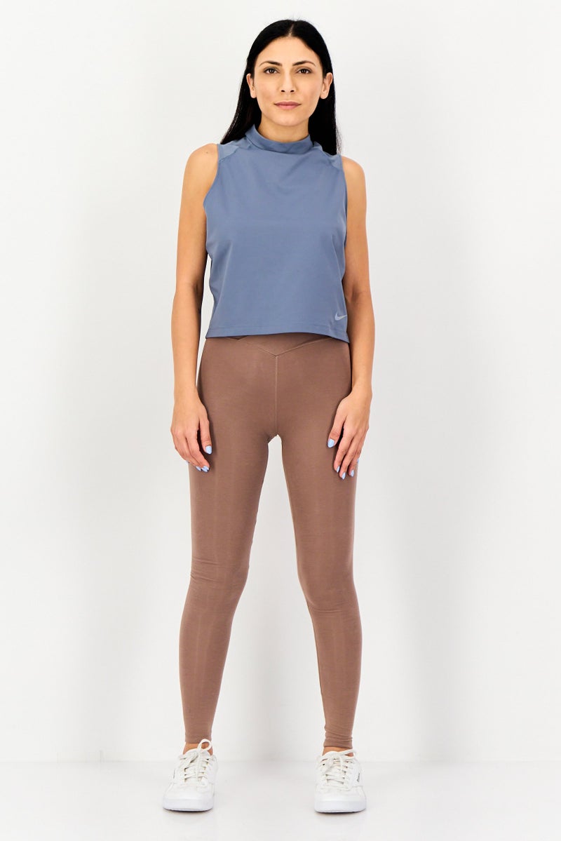 Nike Women Dri-Fit Sleeveless Training Tank Top, Grey - Image 2