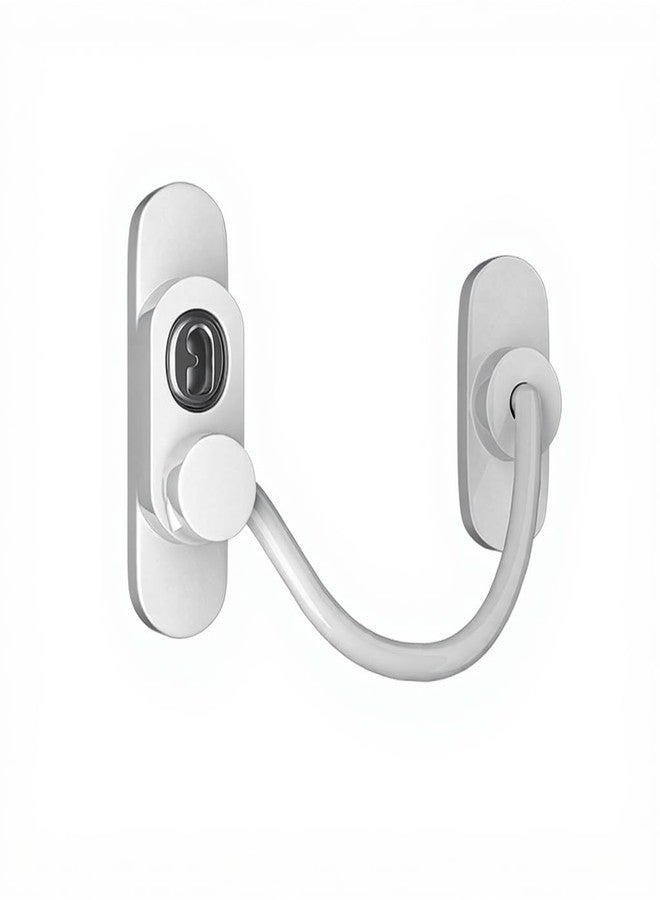 قفل أمان للأطفال (برقم سري) للثلاجة والأدراج والأبواب المنزلقة | مانع للفتح المفاجئ والانحشار | مصنوع من الفولاذ المقاوم للصدأ مع سلك سميك للغاية ومادة ABS | مثالي للمنزل والأطفال - Image 1