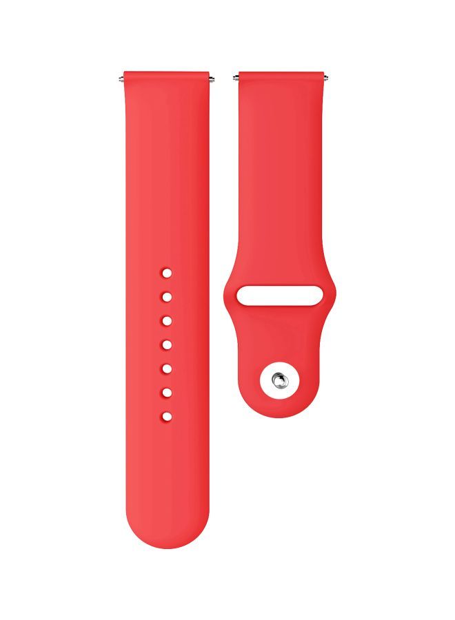 NIBEMINENT Replacement Band For Samsung Galaxy Watch3 45mm Red - Image 1