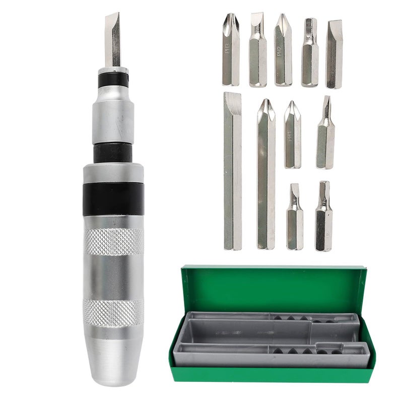 Impact Driver Kit 13 Pieces Manual Drive Non Slip Handle Wear Resistant High Hardness For Repair - Image 2