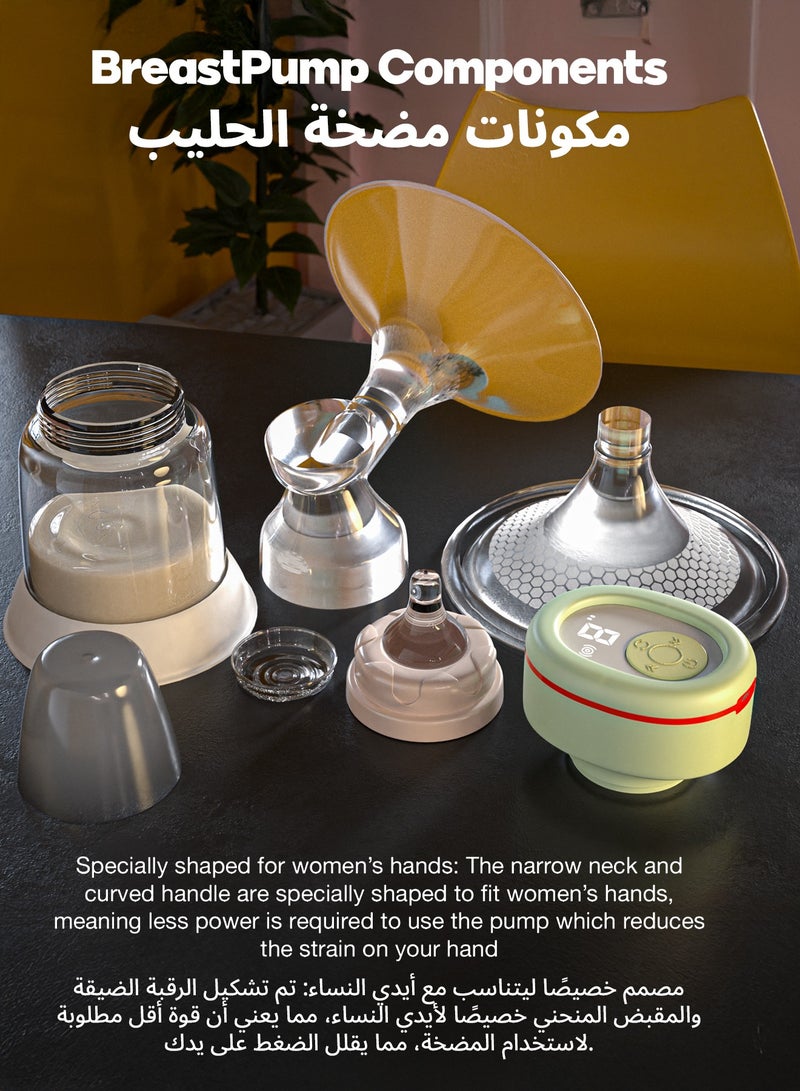 BAYBEE Portable Painless Automatic Electric Single Breast Pump With LED Display, 4 Modes, 9 Level Suction - Image 3