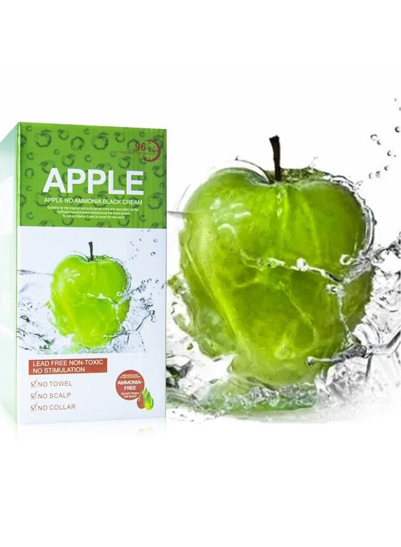 Apple Natural Hair Color Cream Ammonia Free Black 1000ml - Image 3