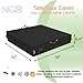 NGB Sandbox Cover Outdoor Large Sandbox Cover for Preschoolers Waterproof Square SandBoxs Covers for Sand Protection Featuring Handles Strap with Buckle Bottom DrawstringBlack50 L50 W8 H - Image 4
