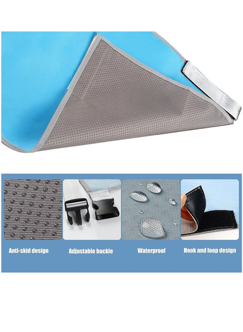 اكسيسن موسع مقعد طائرة للأطفال، سجادة لعب لسرير نوم الطيران، سرير سفر للأطفال الصغار، مسند قدم محمول للرضع - Image 3