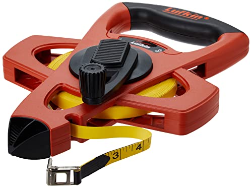 Lufkin Crescent Lufkin 1/2" x 50' Hi-Viz Orange Fiberglass Tape Measure - FE050 - Image 2