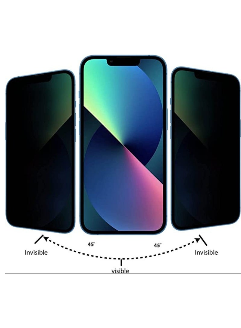 SHOPI Screen protector Compatible with iPhone 13 5G 6.1 inch, Privacy Tempered Glass Screen Protector - Image 3