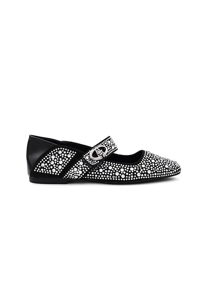 كابلي Cuple Embellished Strap Ballerina Flats