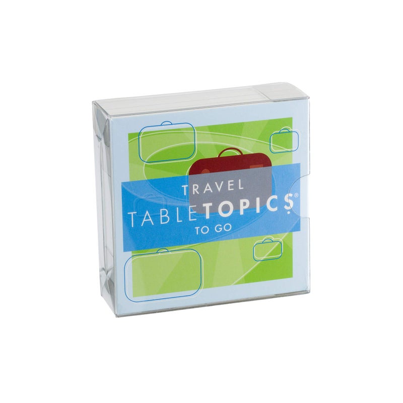 TableTopics Travel to Go Question Card Game 40 Conversation Starter Cards About Travel Vacations Roadtrip Essentials for Friends Adult Car Game - Image 3