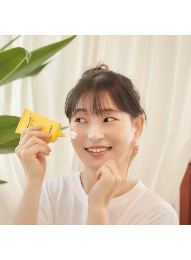 The Saem Eco Earth Light Sun Cream SPF50+ 50g - Image 3