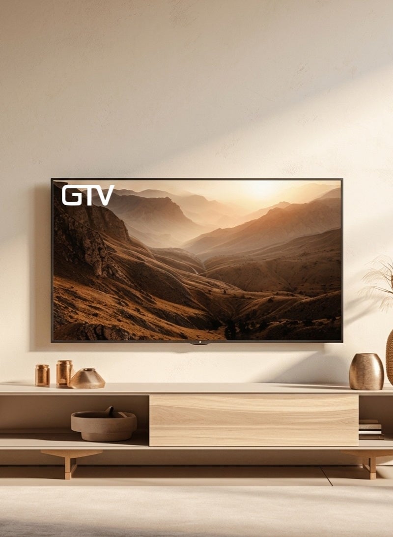GTV 43 Inch Frameless FHD Smart LED TV, Black - GTVLD43SAWOR - Image 2