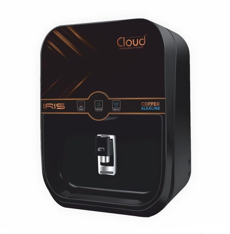 cloud CLOUD IRIS Digi Smart Alkaline Five Stage Purification with Alkaline and Mineral Booster Water Purifier Suitable for Borewell Tanker Municipal Water  - Image 1