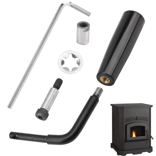 KINTLE SRV7093024D Door Handle Assembly Compatible with PelPro Pleasant Hearth Pellet Stove for Pelpro PP60 PP60B PP130 PP130B PP70 PP150 PPC90 TSC90 for Pleasant Hearth PH35PS PH50CABPS PH50PS - Image 1
