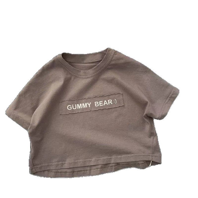 Kids Cotton T-Shirt Cartoon Short Sleeve Round Neck - Image 4