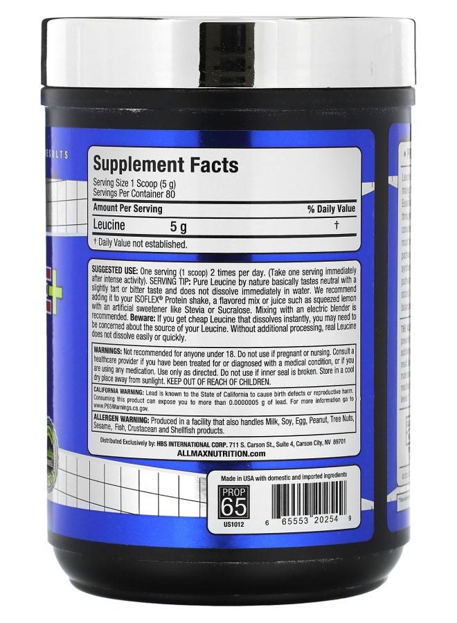 Allmax Essentials Leucine+ 14.11 oz (400 g) - Image 2