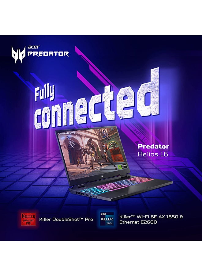 Acer Predator Helios Neo PHN16 Gaming Laptop 16-Inch WQXGA IPS 165Hz Display, 14th Gen Core i9-14900HX 24 Cores Upto 5.8GHz/16GB DDR5/1TB SSD/8GB Nvidia Geforce RTX 4060/Windows 11/ English/Arabic Abyssal Black - Image 5
