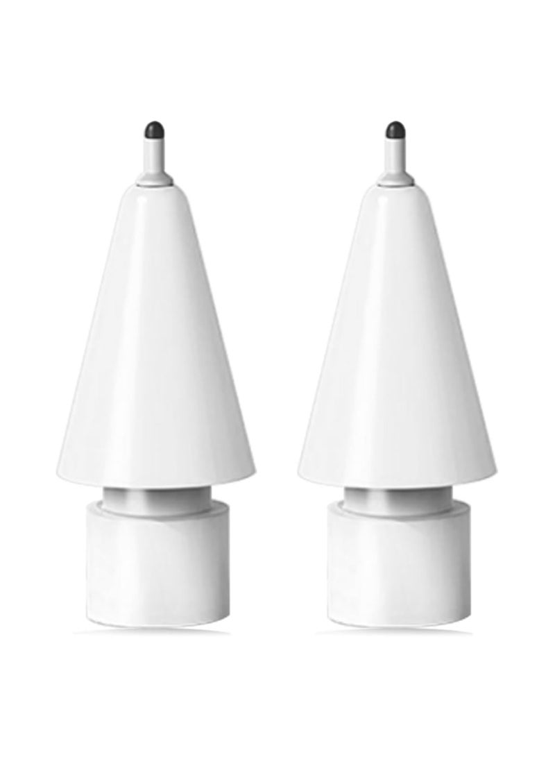 Bukela Upgraded Tips for Apple Pencil Tip, Safe Replacement Tips Anti-Scratch Pen Like Precise Control Rubber Nibs for Apple Pen (2 Pack)  - Image 1