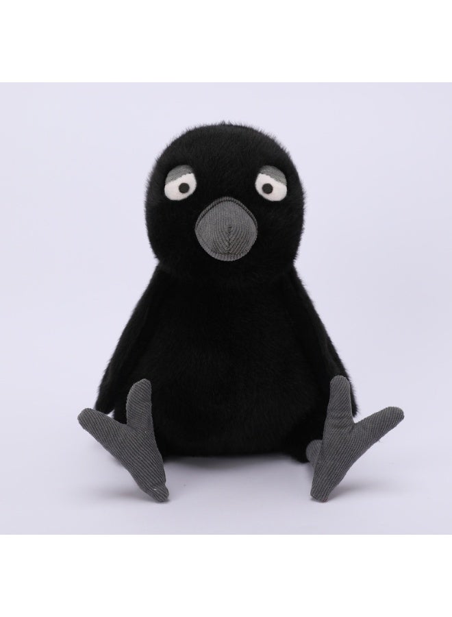 NIBEMINENT Realistic Scary Cat Plush Toy - Cute Black Cat Plushie