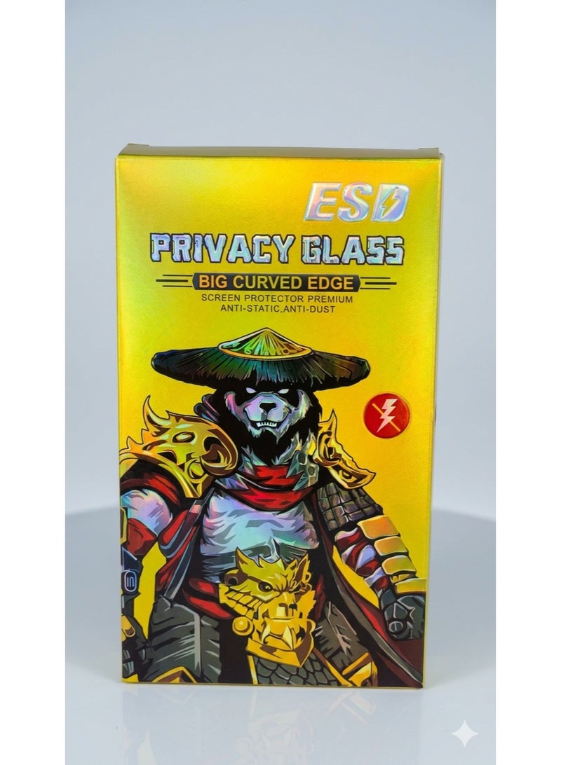 اي اس دي واقي شاشة خصوصية لهاتف iPhone 17 Pro Max، سلسلة OG ESD، فيلم زجاجي مقوى مضاد للكهرباء الساكنة، حماية فائقة للخصوصية ومقاومة للغبار - Image 2