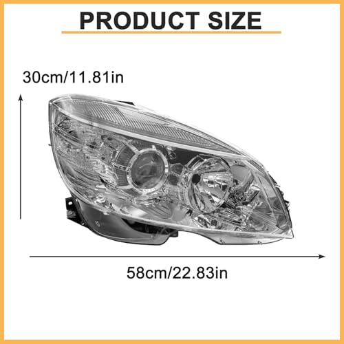DIBON AUTO Headlight Compatible for Mercedes Benz W204 C Class C300 C230 C350 2008 2009 2010 2011 Headlamp (Right Side) - Image 3