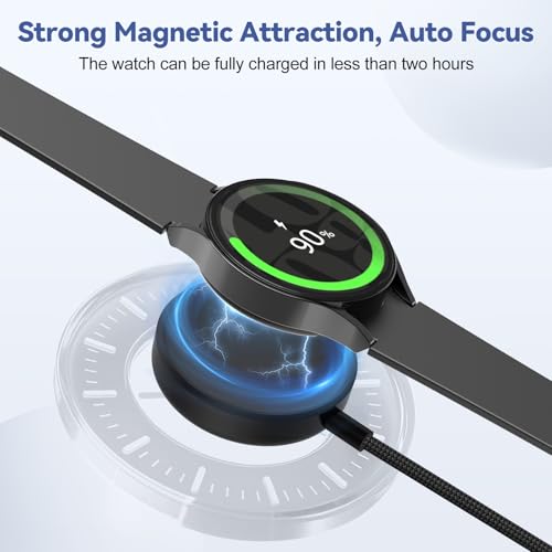 zikker Fast Charger for Samsung Watch and Phone - 25W Fast Charging Cable for Samsung Galaxy s26/s25/s24/s23/s22 Ultra, Galaxy Watch Ultra 8/7/6/5/4 Charger - Supports Data Transfer, CarPlay & Android Auto - Image 3