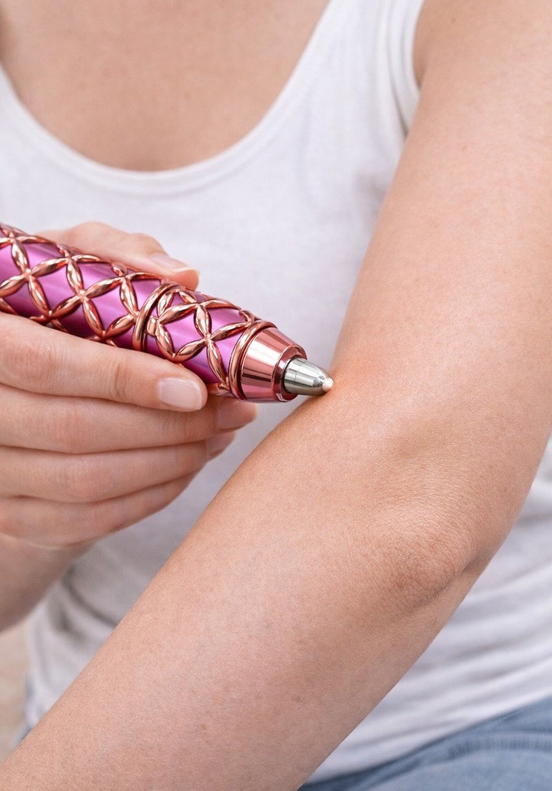 جهاز إزالة الشعر الكهربائي 3 في 1 بتصميم أحمر الشفاه للنساء - ماكينة حلاقة محمولة للحواجب والأنف والمناطق الحساسة HX-310 - Image 5