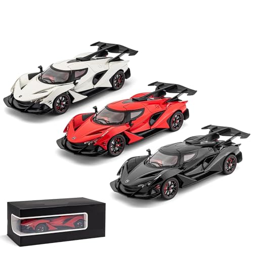 FEXXA 1:24 Scale Apolo Sport CAR Exclusive Alloy Metal Pull Back Die-cast Car Model with Sound Light Mini Auto Toy for Kids Metal Model Toy Car with Sound and Light (-Multicolor) - Image 2