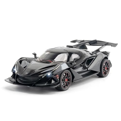 FEXXA 1:24 Scale Apolo Sport CAR Exclusive Alloy Metal Pull Back Die-cast Car Model with Sound Light Mini Auto Toy for Kids Metal Model Toy Car with Sound and Light (-Multicolor) - Image 1