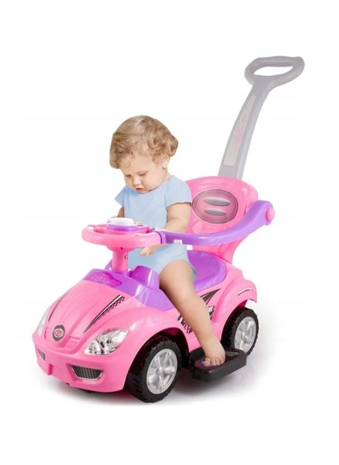 MARAH TOYS 3 in 1 Ride On Car Toy for Kids with Barrier and Backrest, Adjustable 