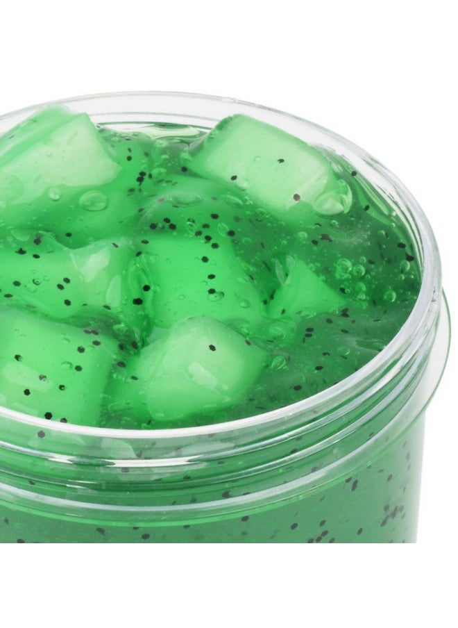 Tonlead - Kiwi Green Clear Slime 7Oz Premade Crystal Slime For Girls Boys, Diy 200Ml Crunchy Clear Slime For Kids Toys Art Craft Birthday Party Favor - Image 1