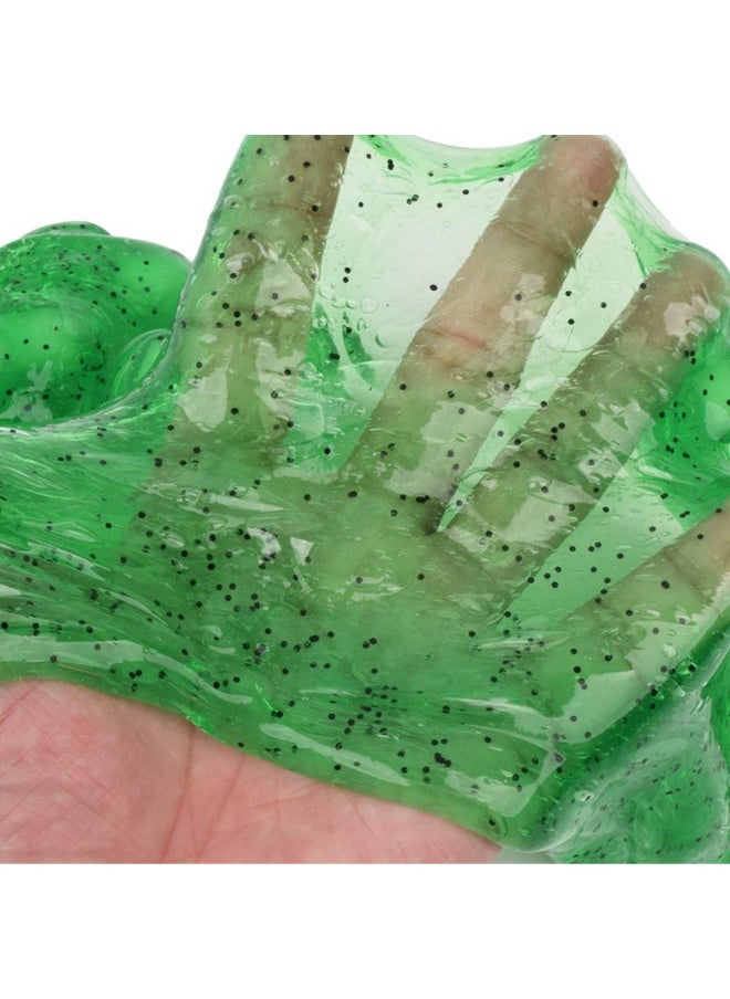 Tonlead - Kiwi Green Clear Slime 7Oz Premade Crystal Slime For Girls Boys, Diy 200Ml Crunchy Clear Slime For Kids Toys Art Craft Birthday Party Favor - Image 1