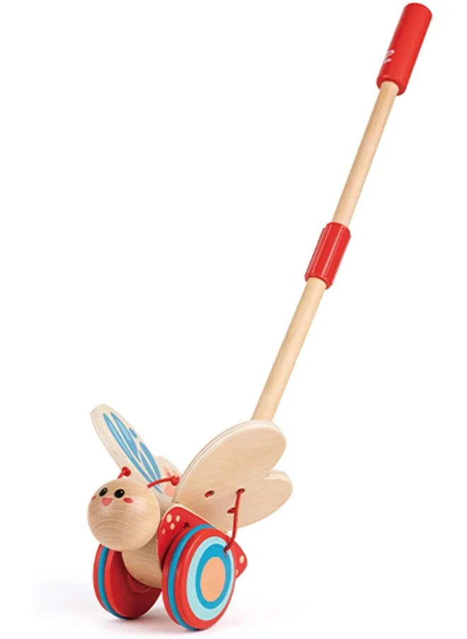هيب Hape Rainbow Butterfly Push and Pull Toy