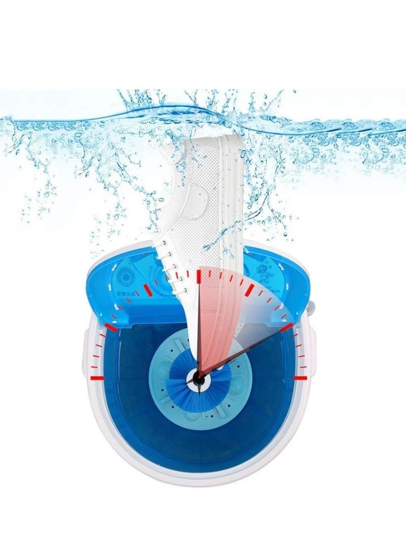 ELTRAZONE Portable Electrical Small Household Shoe Washing Machine Sanitizer 360° Cleaning 10 Minutes Fast Wash with Safe Material Artifact Brush - Image 2