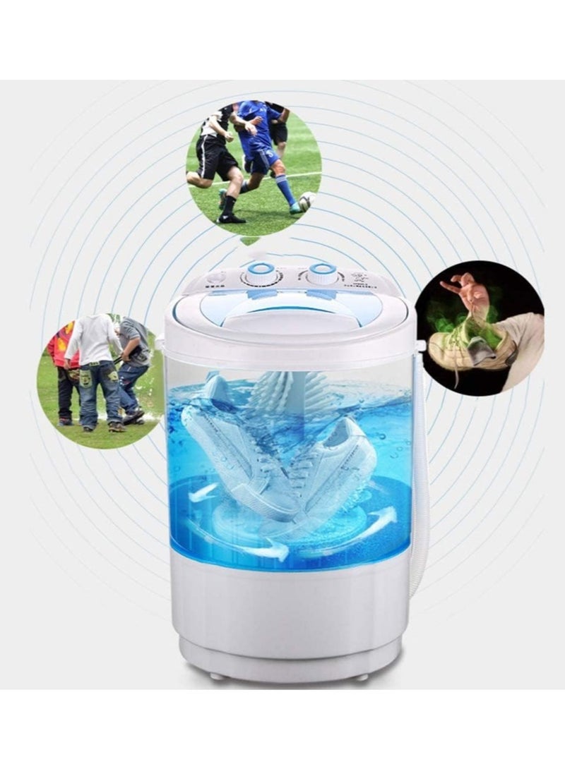 ELTRAZONE Portable Electrical Small Household Shoe Washing Machine Sanitizer 360° Cleaning 10 Minutes Fast Wash with Safe Material Artifact Brush - Image 4
