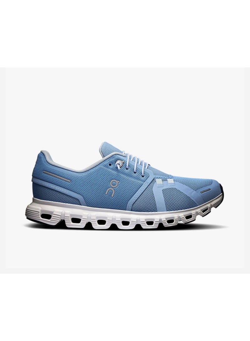 ON Running Cloud 6 Unisex Sneaker - Light Blue/White - Image 1