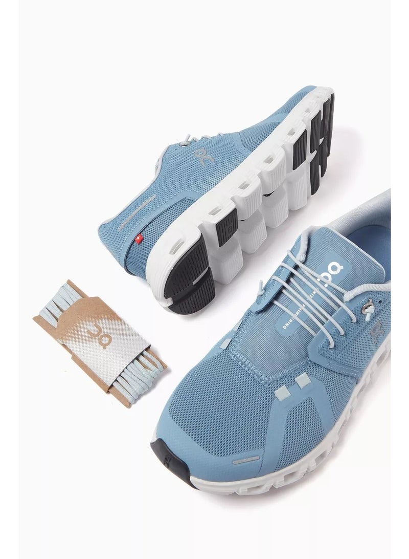 ON Running Cloud 6 Unisex Sneaker - Light Blue/White - Image 3