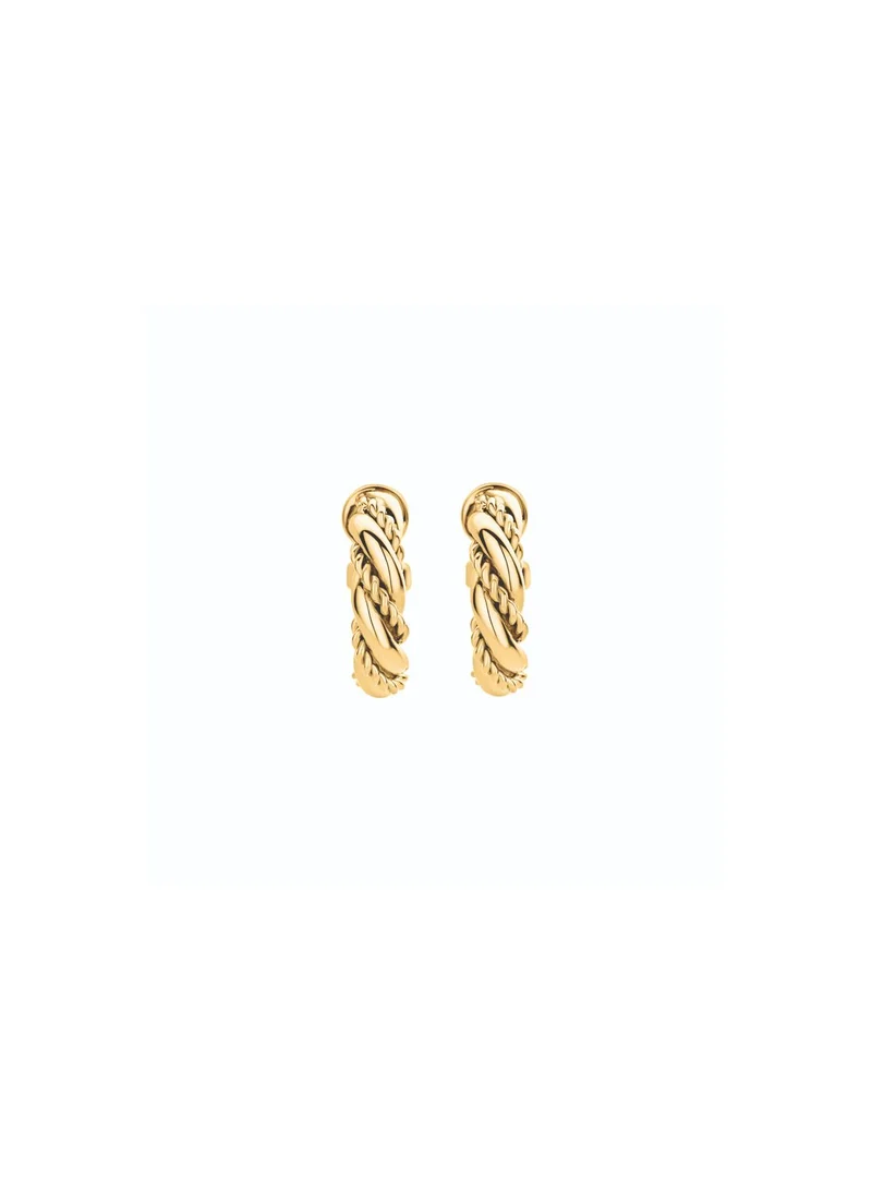 CERRUTI 1881 Twisted Hoop Earrings