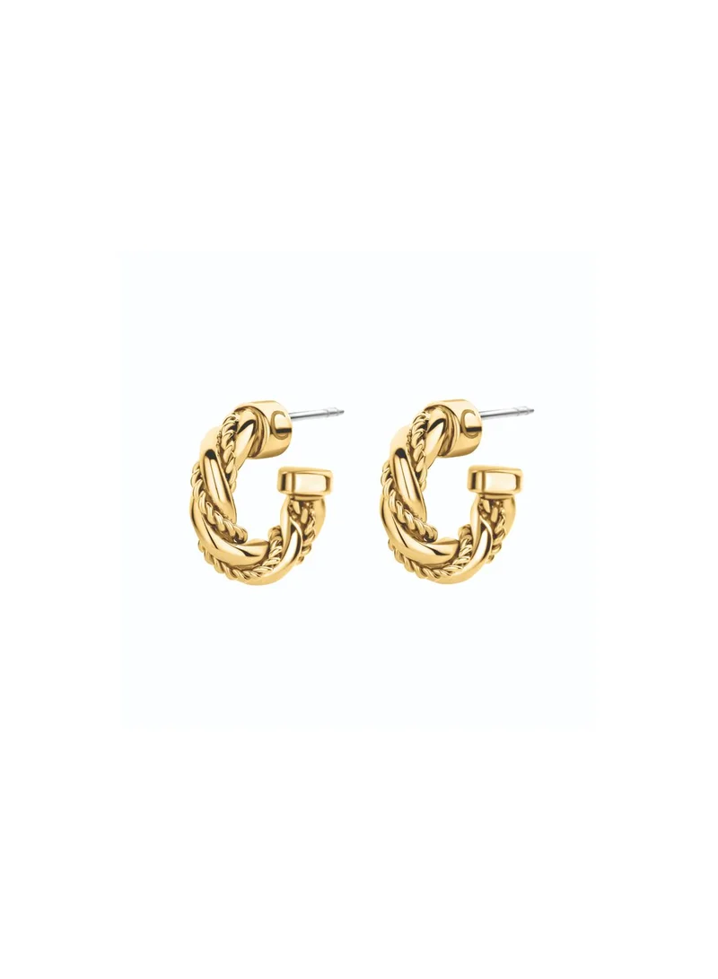 CERRUTI 1881 Twisted Hoop Earrings