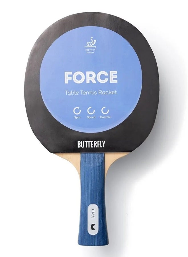 BUTTERFLY Force FL Complete Table Tennis Racket 44906901008876 - Image 1
