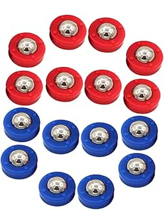 GIOIO 32 Pcs Shuffleboard Pucks Set Rolling Beads Table Soccer Practice Skills Game High-Quality Material Gift Family Fun Adults Kids Everyday Wear