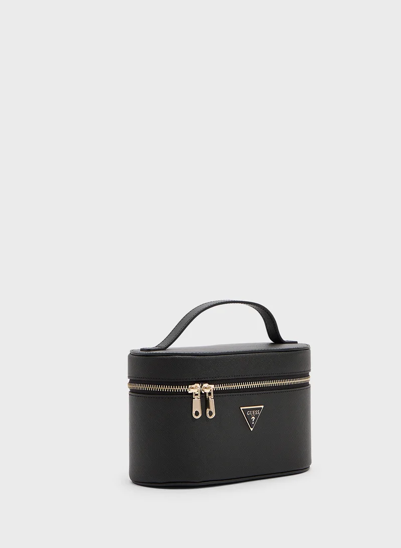 جس Logo Beauty Bag