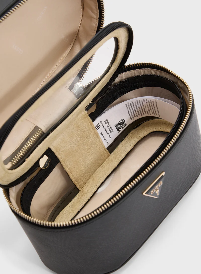 جس Logo Beauty Bag